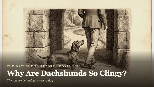Why Are Dachshunds So Clingy? The Science Behind Your Velcro Dog