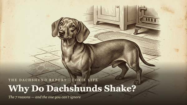 Why Do Dachshunds Shake? (It's Not Always What You Think)