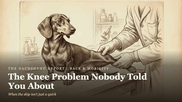 Dachshund Luxating Patella: The Knee Problem Nobody Told You About