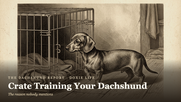 How to Crate Train a Dachshund Puppy (The Reason Nobody Mentions)