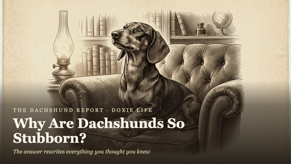 Why Are Dachshunds So Stubborn? (They're Not — and Here's the Proof)