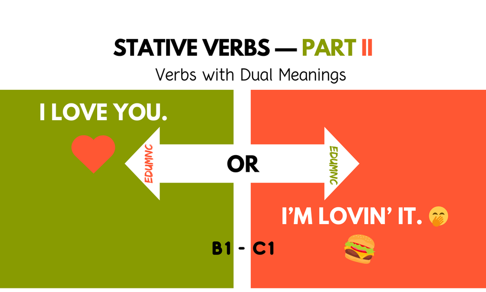 Stative Verbs — Part II
