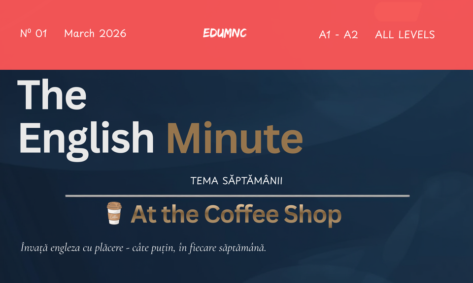 The English Minute №01 - At the Coffee Shop