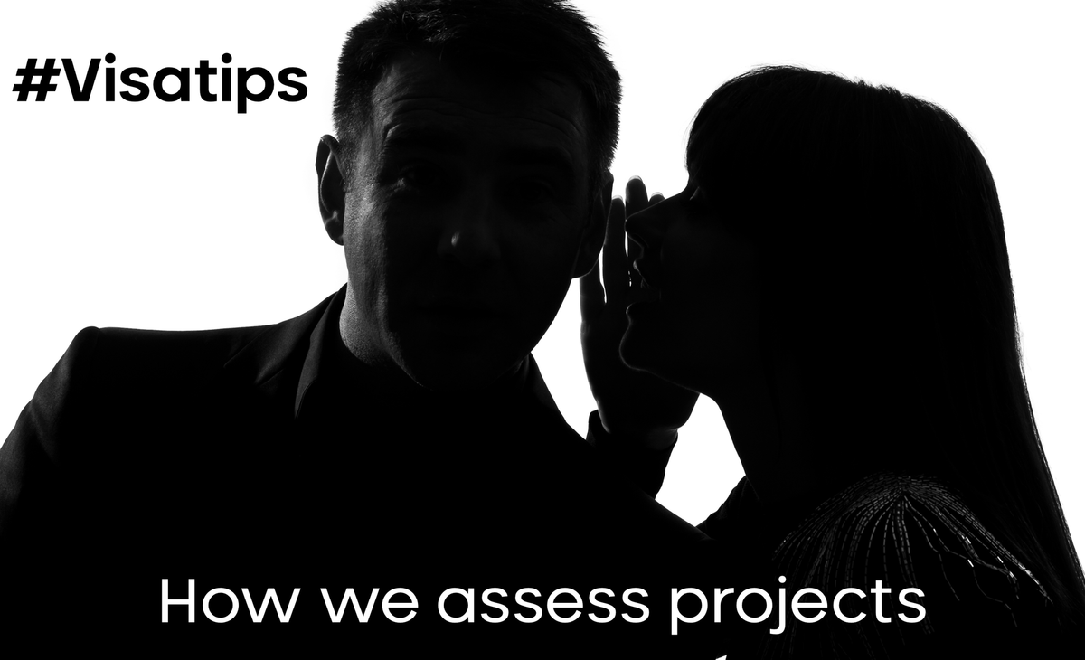 #Visatips - How we assess projects Post feature image