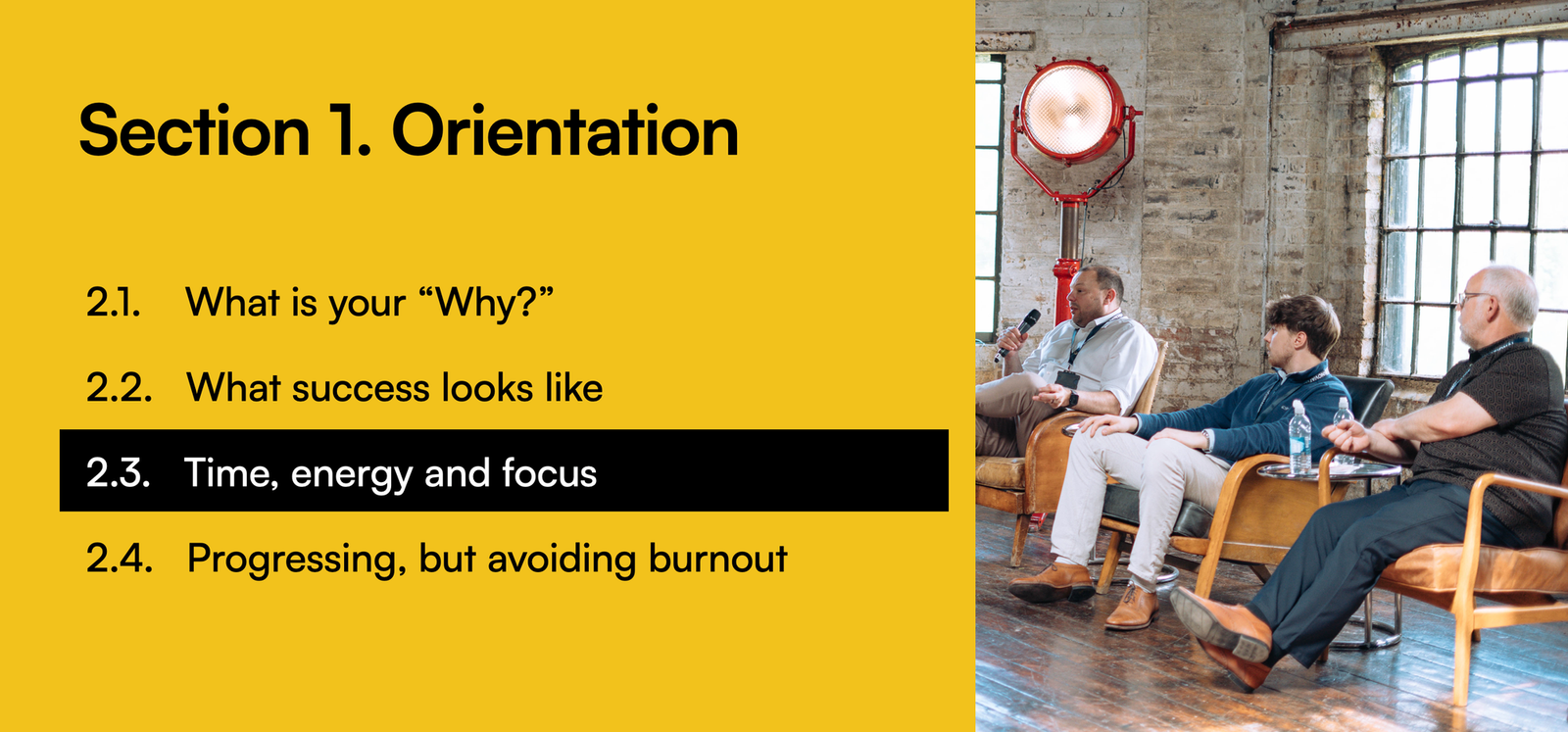 1.3 - Time, energy and focus Post feature image