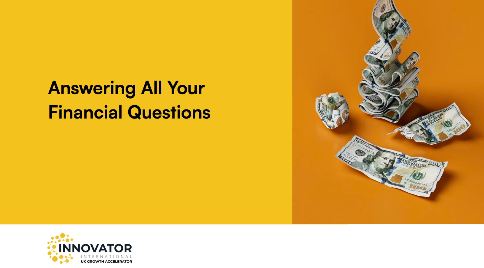 Answering All Your Financial Questions || Wednesday 21st October @ 10am Post feature image