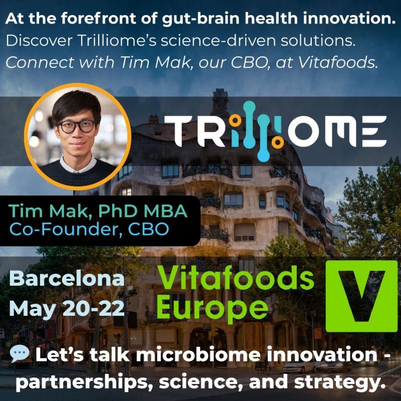 🚀 Trilliome is heading to Vitafoods Europe!