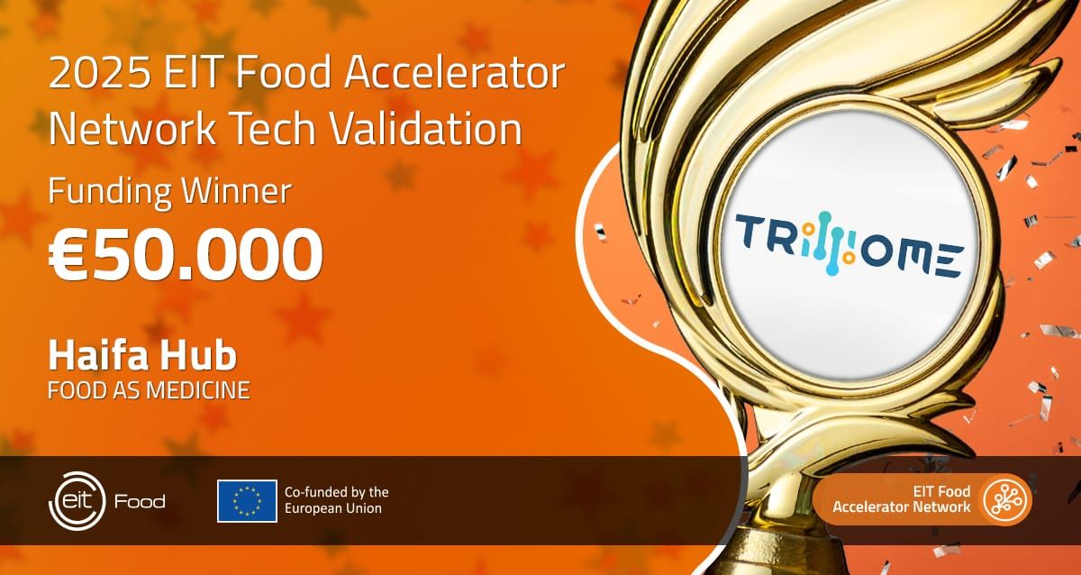Trilliome Wins 1st Prize in EIT Food’s “Food as Medicine” Accelerator and Expands Global Recognition