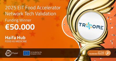 Trilliome Wins 1st Prize in EIT Food’s “Food as Medicine” Accelerator and Expands Global Recognition