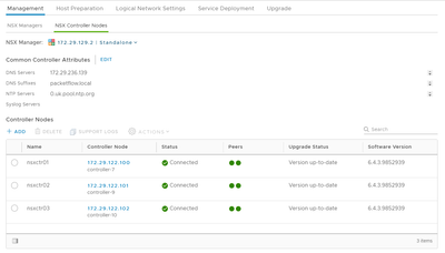 How to Build a Virtualized NSX-V SDN Lab (Part 3 - Controller Cluster)