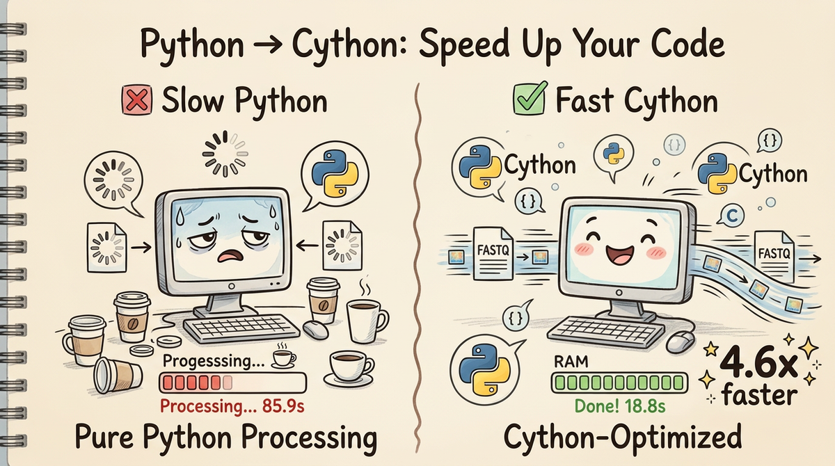 Speeding Up UMI-tools with Cython: A 4.6x Performance Win