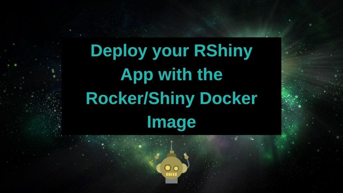 Deploy RShiny with the Rocker/Shiny Docker Image