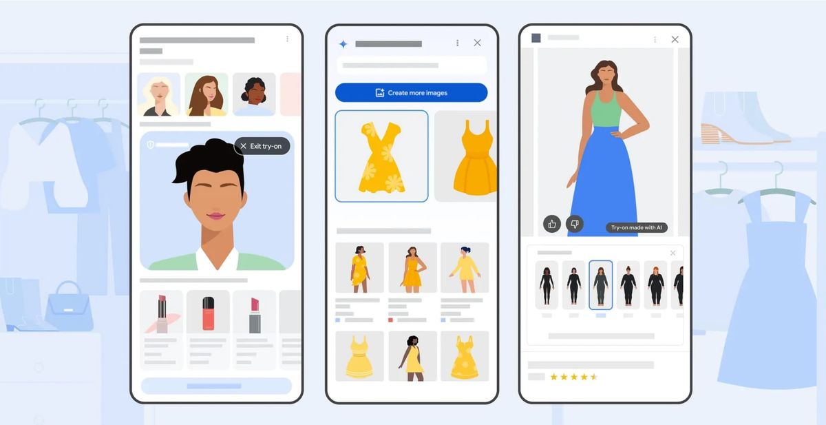 Google Shopping Adds AI-Powered Fashion Search and Virtual Try-On