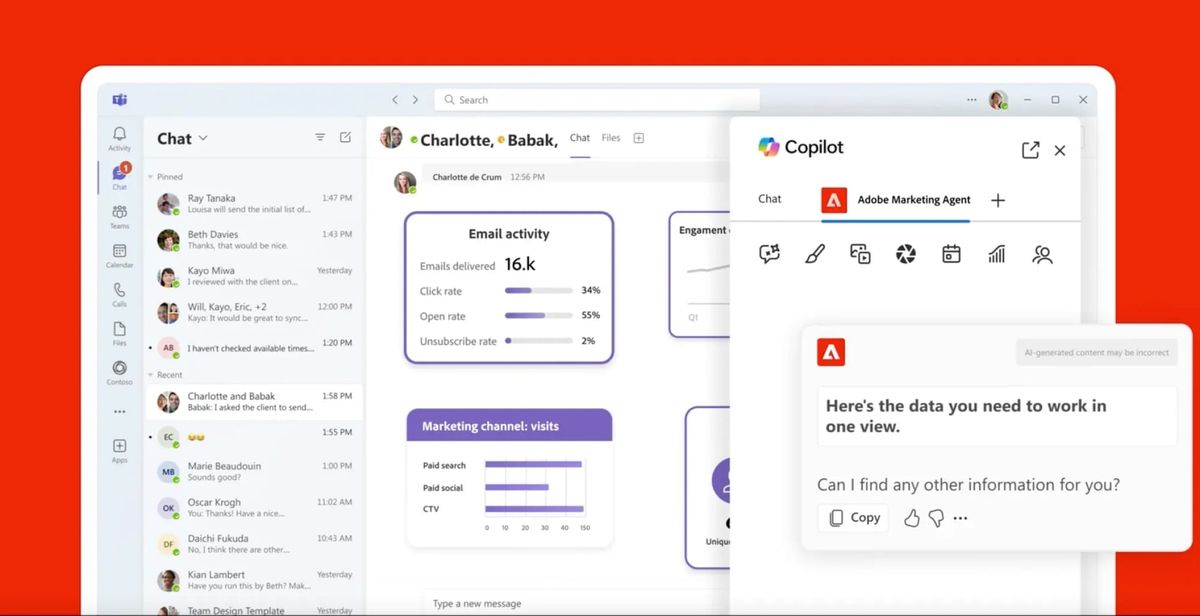 Adobe Brings Marketing Agents to Microsoft 365 Copilot