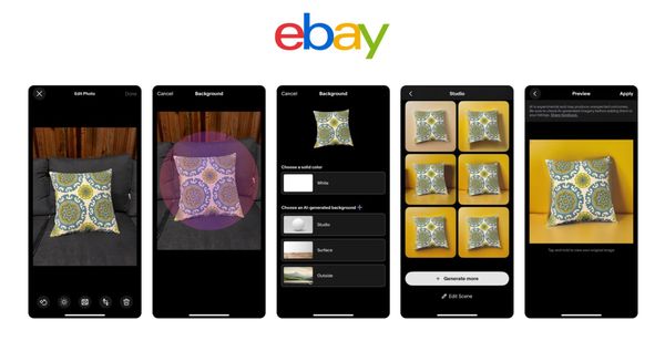 eBay Launches New AI-Powered  Tool to Enhance Your Product Photo Backgrounds