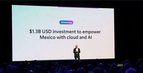 Microsoft Commits $1.3 Billion to Invest in AI and Cloud in Mexico