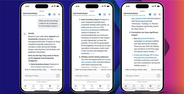 Amazon Unveils Project Amelia, an AI Assistant for Sellers