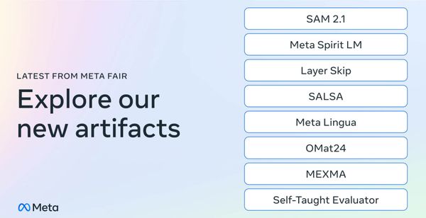 Meta FAIR Releases Eight New AI Research Artifacts—Models, Datasets, and Tools to Inspire the AI Community