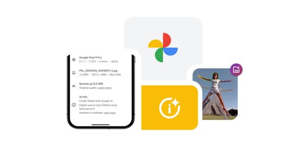 Google Photos Adds Metadata with AI Edit Labels