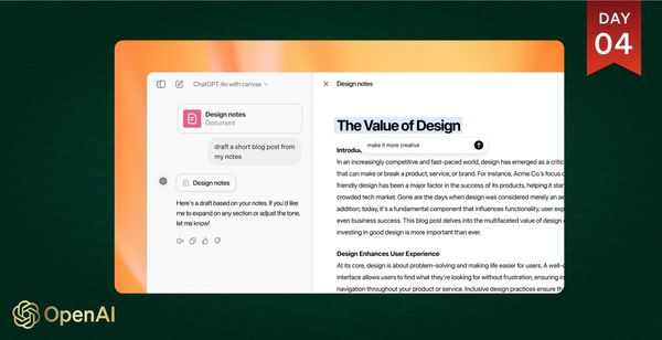OpenAI Expands Canvas Access, Adds Python Code Execution and Custom GPT Integration