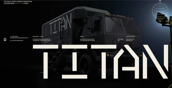 Palantir Delivers First AI-Powered TITAN Systems to U.S. Army