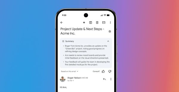 Gmail's Gemini Summaries Now Appear Automatically on Mobile