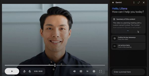 Google Gemini Can Now Watch Your Videos on Google Drive