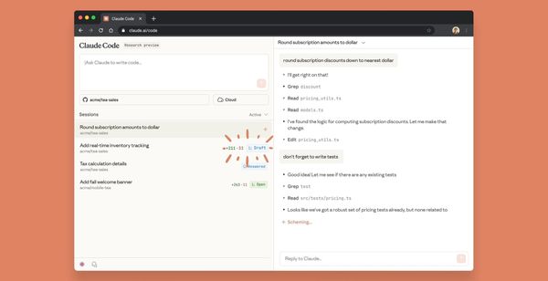 Anthropic Launches Claude Code on the Web