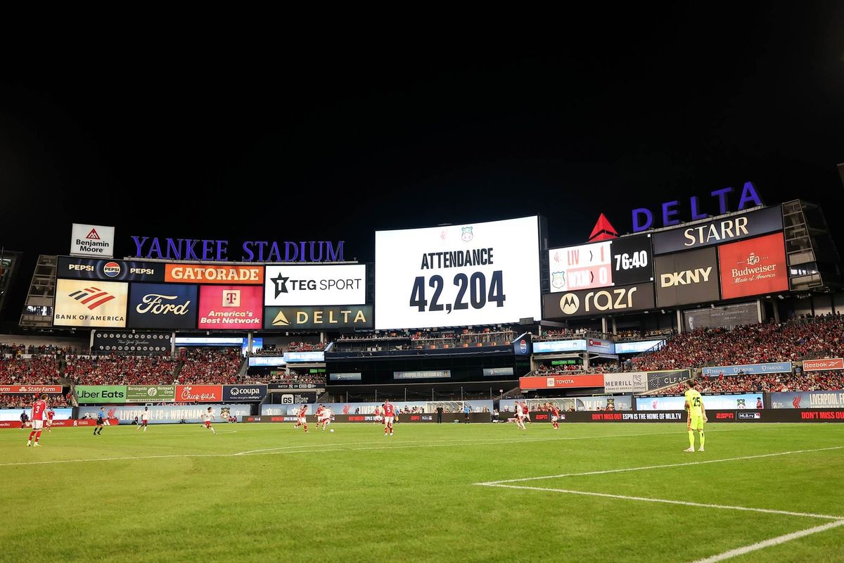 Yankee Stadium Soccer Field Discourse Ignited During Liverpool vs Wrexham