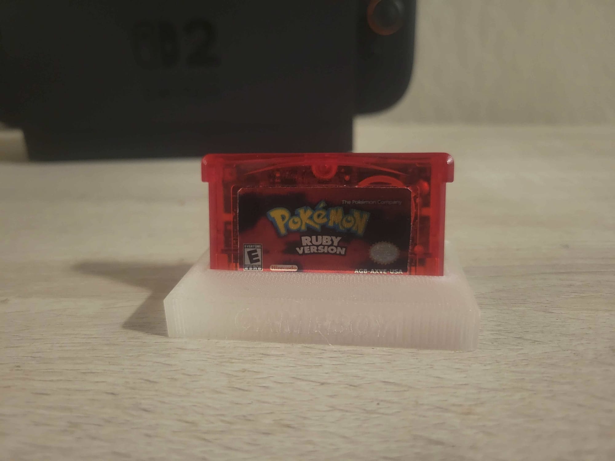 Restored Pokémon Ruby cartridge