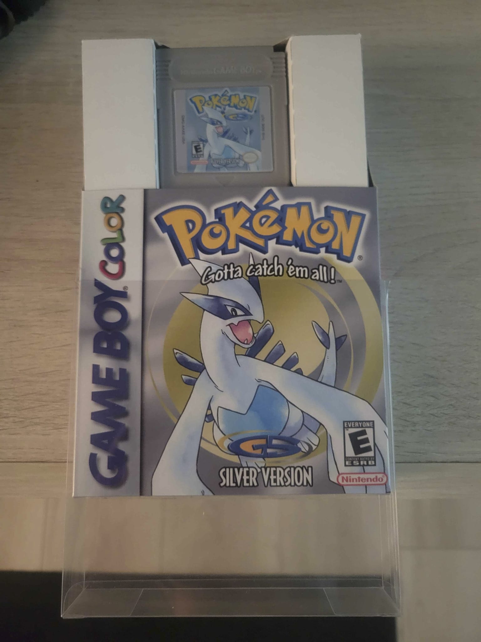 Restored Pokémon Silver cartridge and box