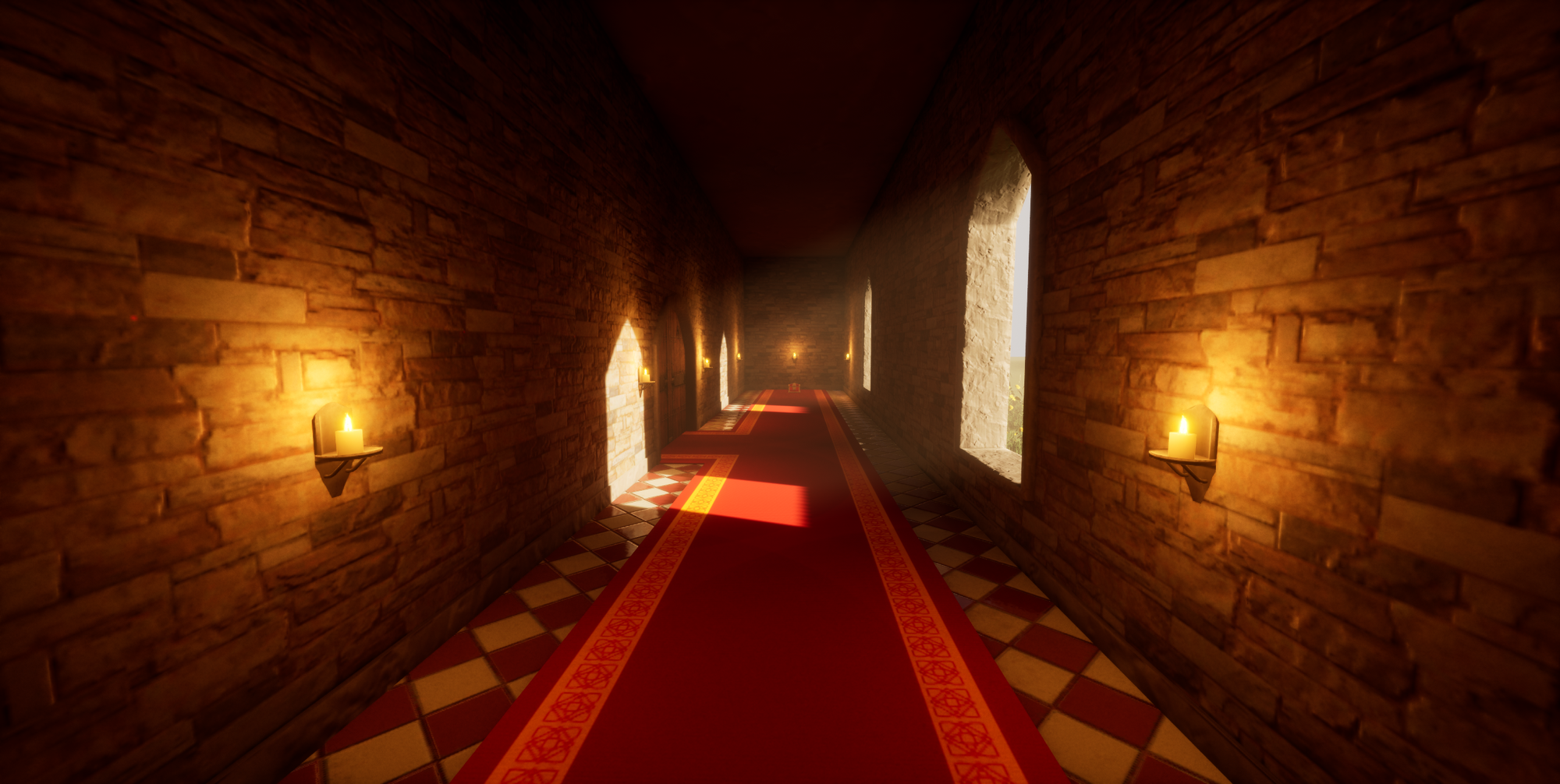 Castle environment and interaction space