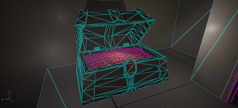 Stone Chest wireframe