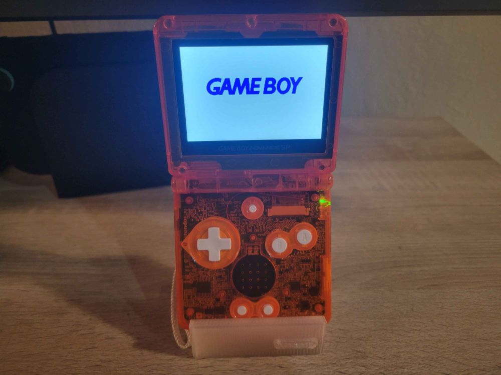 Ho-Oh Game Boy Advance SP open