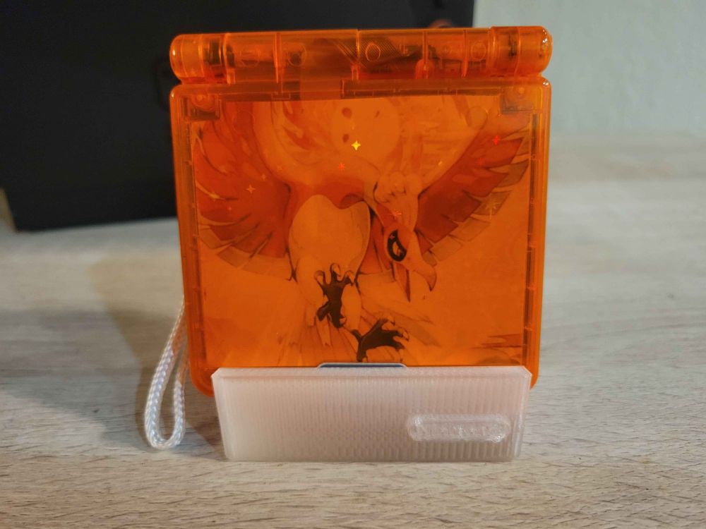 Ho-Oh Game Boy Advance SP shell artwork