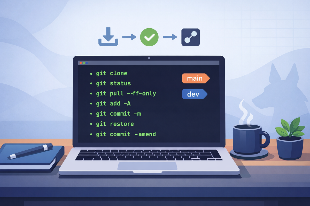 Git Cheat Sheet Series (1/5): Daily Basics