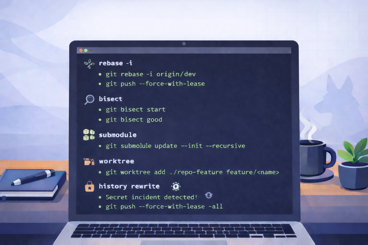 Git Cheat Sheet Series (5/5): Advanced Workflows
