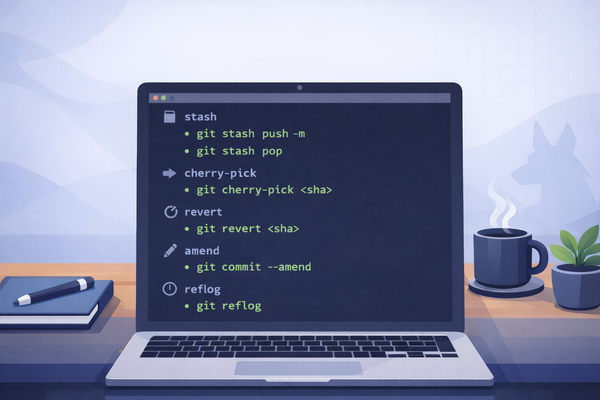 Git Cheat Sheet Series (3/5): History Edits + Recovery