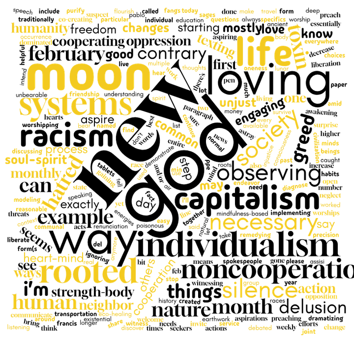 new moon, February 2025
