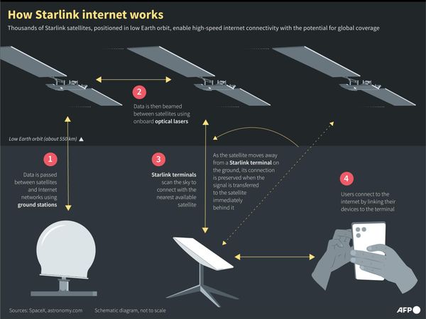 StarLink and Satellite Radiation