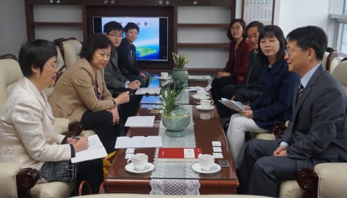 중국 북경 교육위원회, 세종교육청 방문