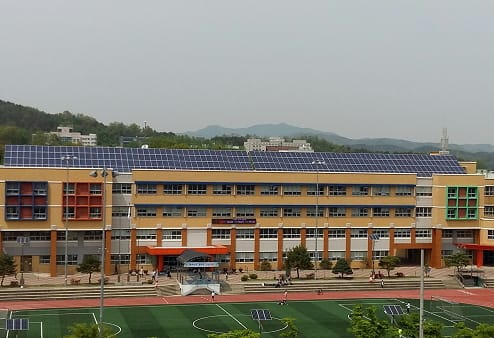 ‘교육현장에 신재생융복합 발전시설’
