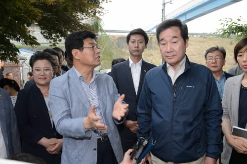 ‘세종시민’ 이낙연 총리 세종시 현장방문