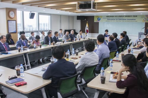 세종교육청과 미국 동부지역 교육행정가와의 만남