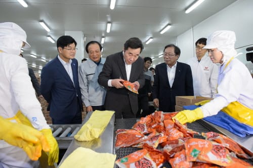 이낙연 국무총리 세종시 강소기업 방문