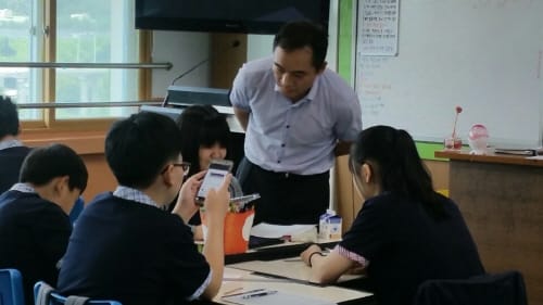 전의중학교, 디지털교과서 연구학교 성과 중간 발표