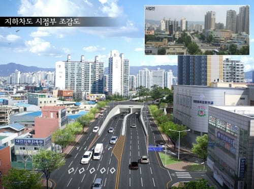 대전시, 홍도과선교 개량(지하화)공사로 교통「전면통제」
