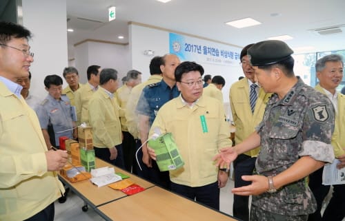 대전시, 을지연습 전시 비상식량 급식체험 실시