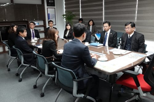 한-일 교육행정교류 일본대표단 세종시교육청 방문