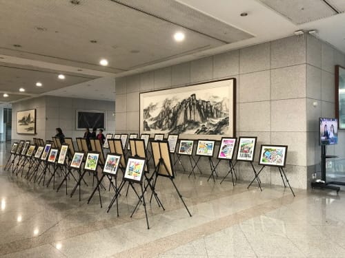먼저가슈 그림글짓기대회 우수작품 순회 전시